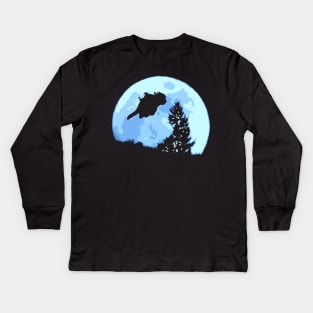 Flying Bison Kids Long Sleeve T-Shirt